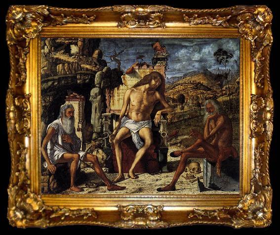 framed  Vittore Carpaccio The Meditation on the Passion, ta009-2